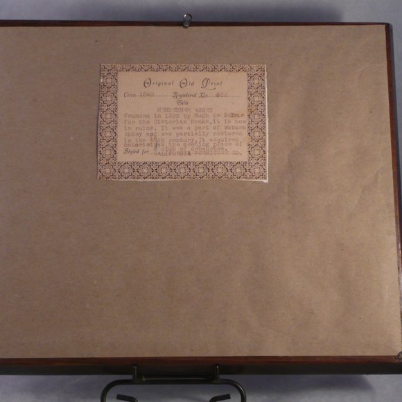 Antique Tombleson Hand Colored Engraving Print Medmenham Abbey C1840 - Picture 4 of 6